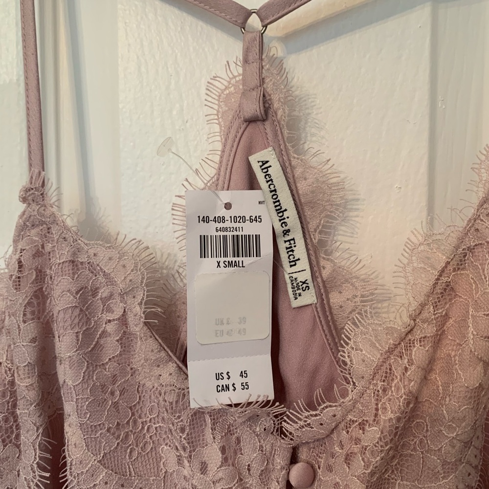 Abercrombie & Fitch Lace Cami Bodysuit - Picture 3 of 3